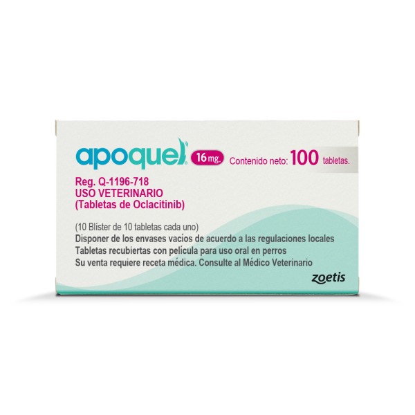 APOQUEL 16 MG   MASTICABLE  100 TABS