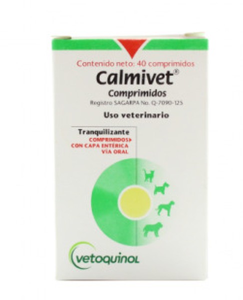 CALMIVET COMPRIMIDOS 40 TABS   RECETA MEDICA