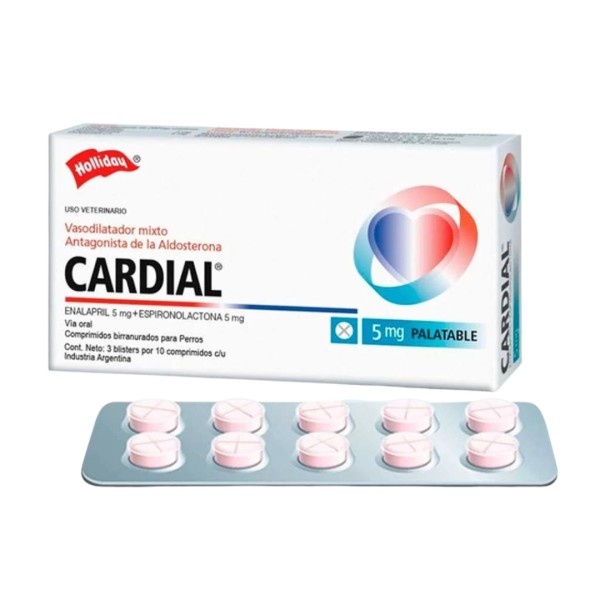 CARDIAL 5MG COMPRIMIDOS 30 TABS RECETA C