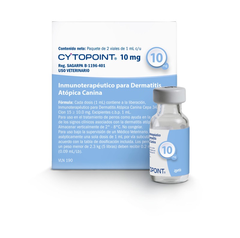 CYTOPOINT 10MG VACX1DS VLX2 ES MX   3-10   KG